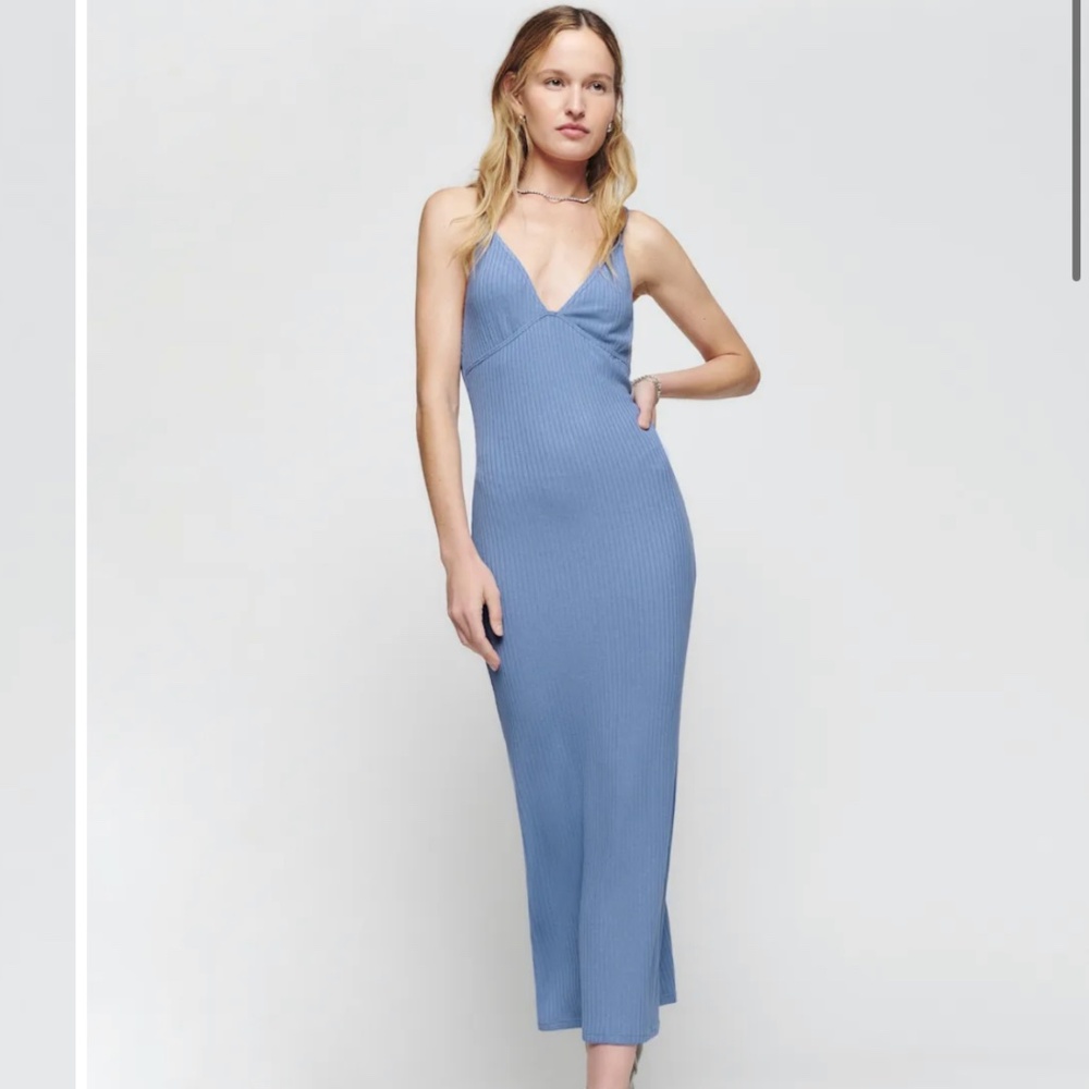 Reformation Brant Dress Viola - Size S